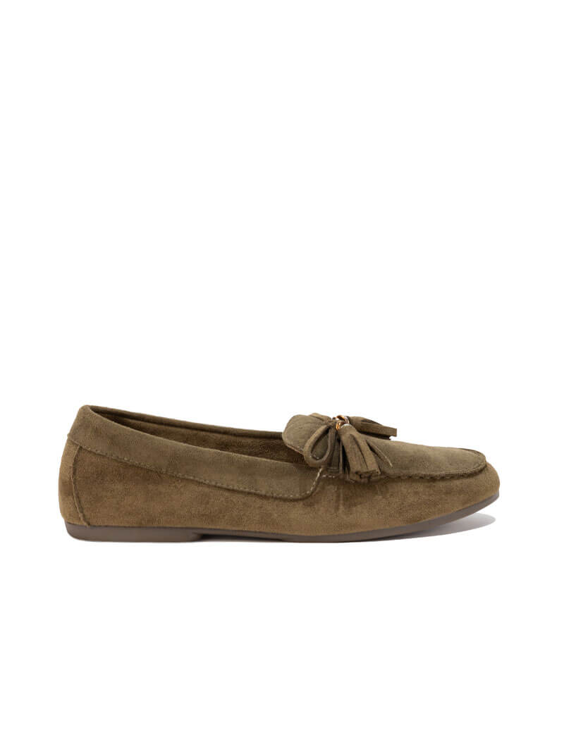 Mocassins avec nœud décoratif
